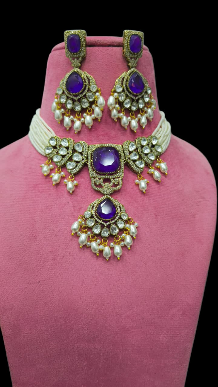 Kundan Handmade Necklace Set