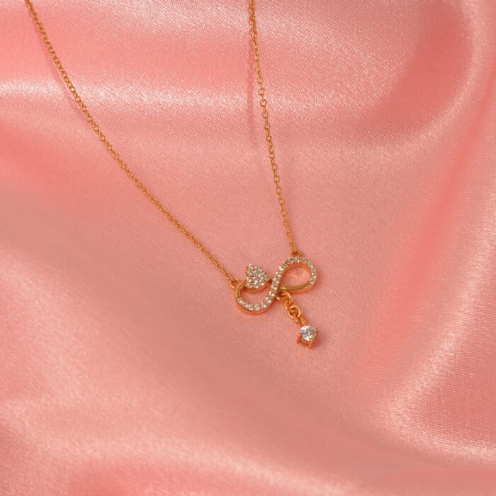 Heart Infinity Necklace | 925 Silver - Image 2