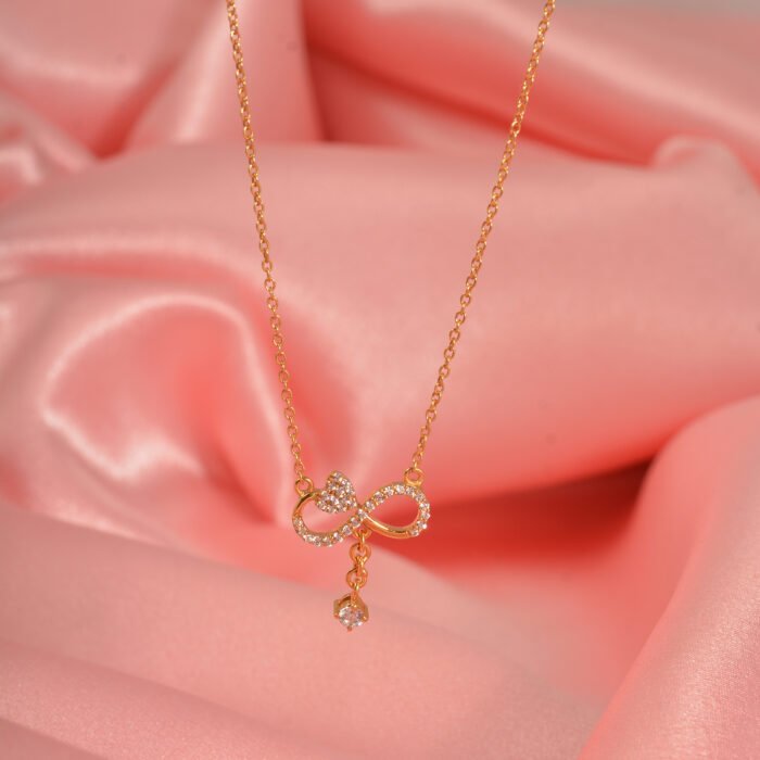 Heart Infinity Necklace | 925 Silver - Image 4