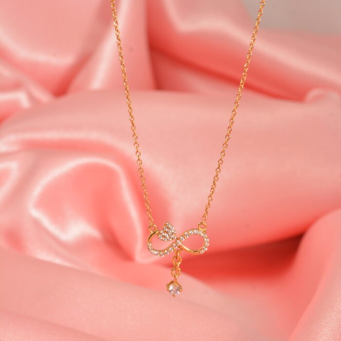 Heart Infinity Necklace | 925 Silver - Image 3